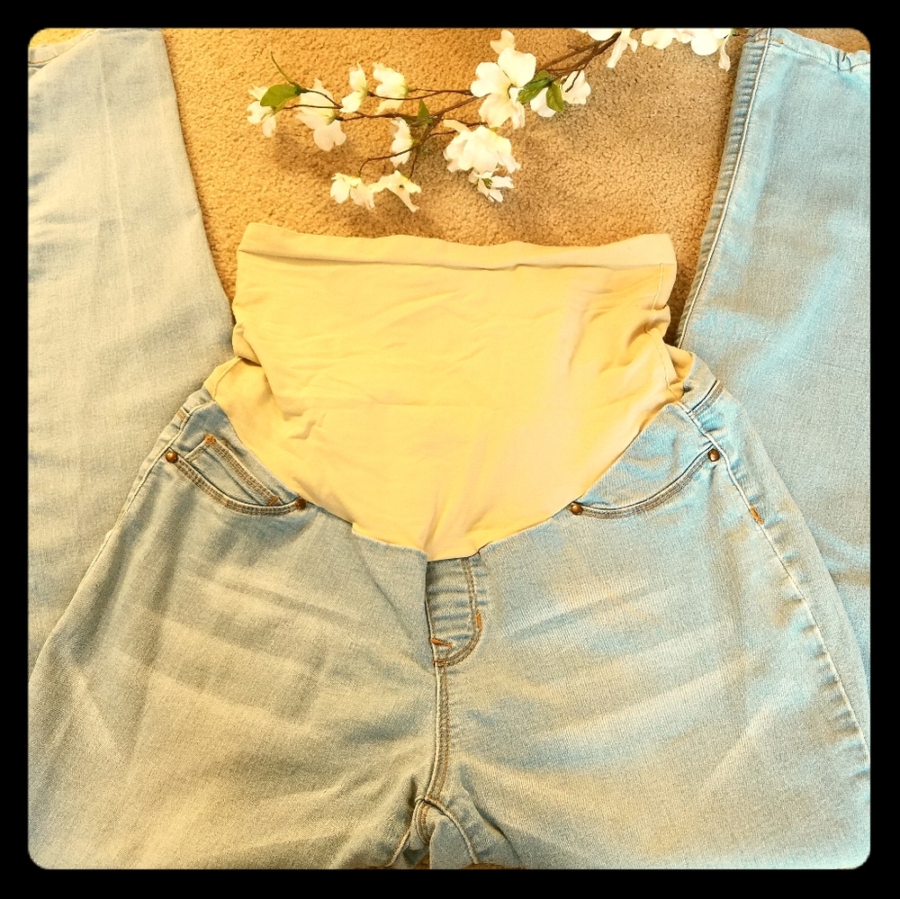 Maternity Belly Band Skinny Jeans